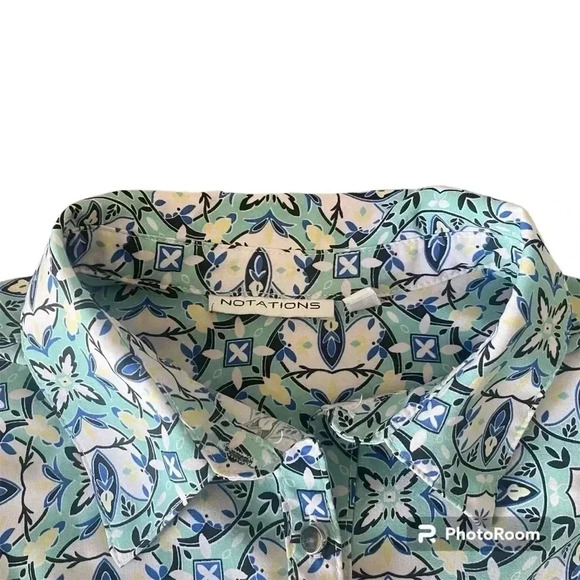 Notations Women Dress Shirt Size Medium - Picture 7 of 12